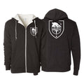 Kau Freestyle Martial Arts Academy Sherpa Lined Zip-Up Hoodie #8132 B