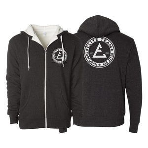 Elite Team Corcoran BJJ Academy Sherpa Lined Zip-Up Hoodie #8133 A