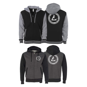 Elite Team Corcoran BJJ Academy Varsity Zip-Up Hoodies #8133 A