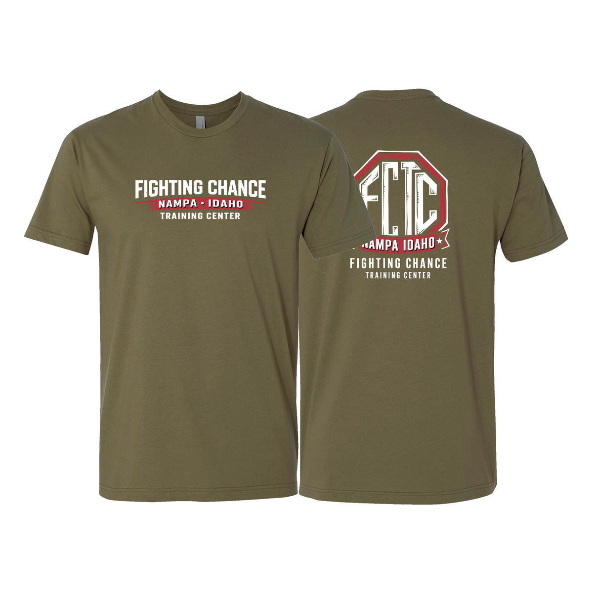 Fighting Chance Idaho Next Level Adult Shirts #8134 B