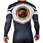 Grizzley Den Jiu-Jitsu Academy Rash Guards Black/White #8135 A