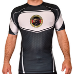 Grizzley Den Jiu-Jitsu Academy Rash Guards Black/White #8135 A