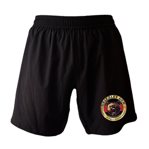 Grizzley Den Jiu-Jitsu All Black Custom Shorts 2.0 #8135 A