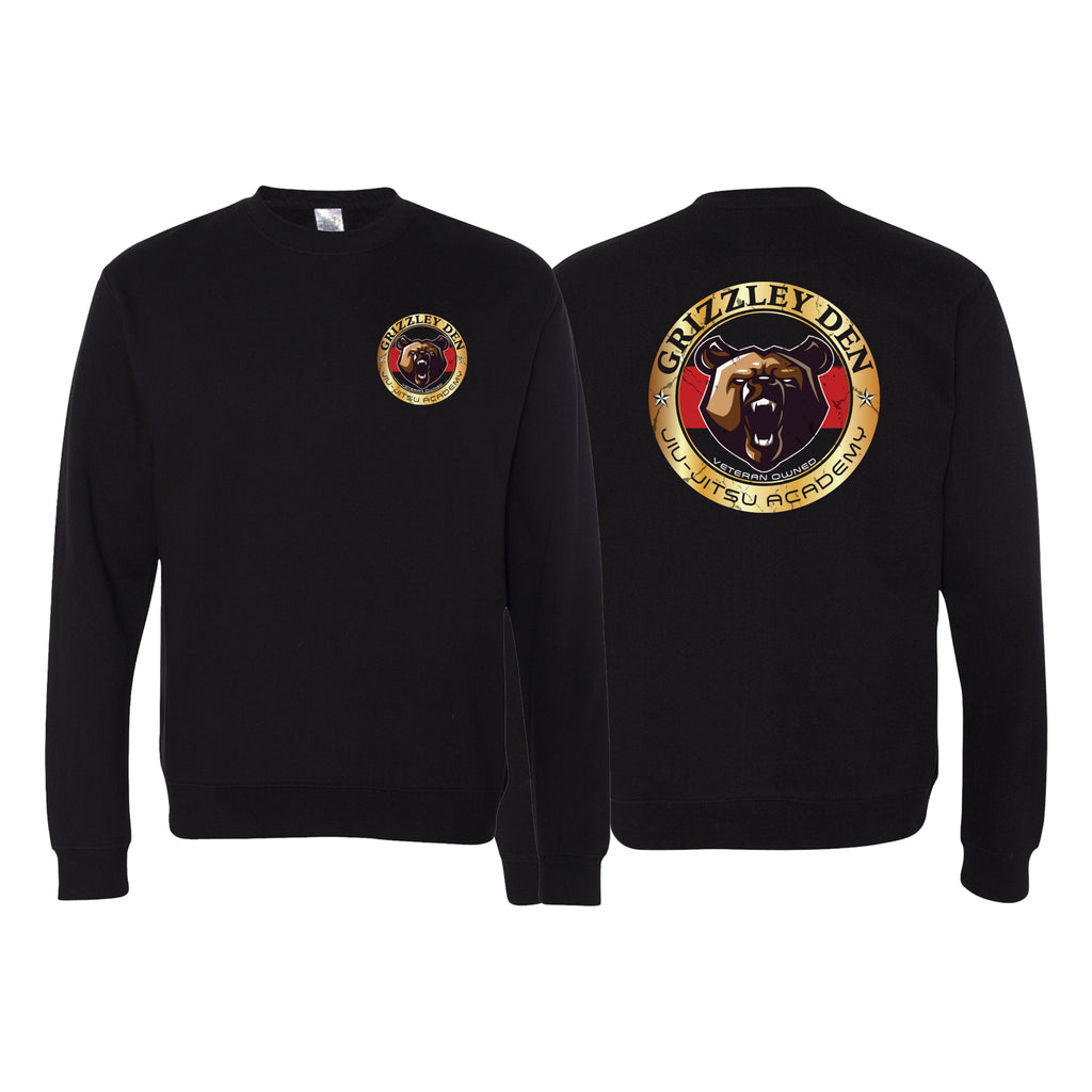 Grizzley Den Jiu-Jitsu Academy Crewneck Sweatshirt #8135 A