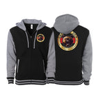 Grizzley Den Jiu-Jitsu Academy Varsity Zip-Up Hoodies #8135 A