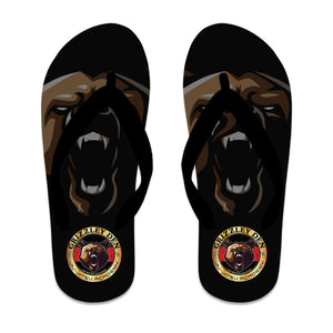 Grizzley Den Jiu-Jitsu Academy Flip Flops #8135 A