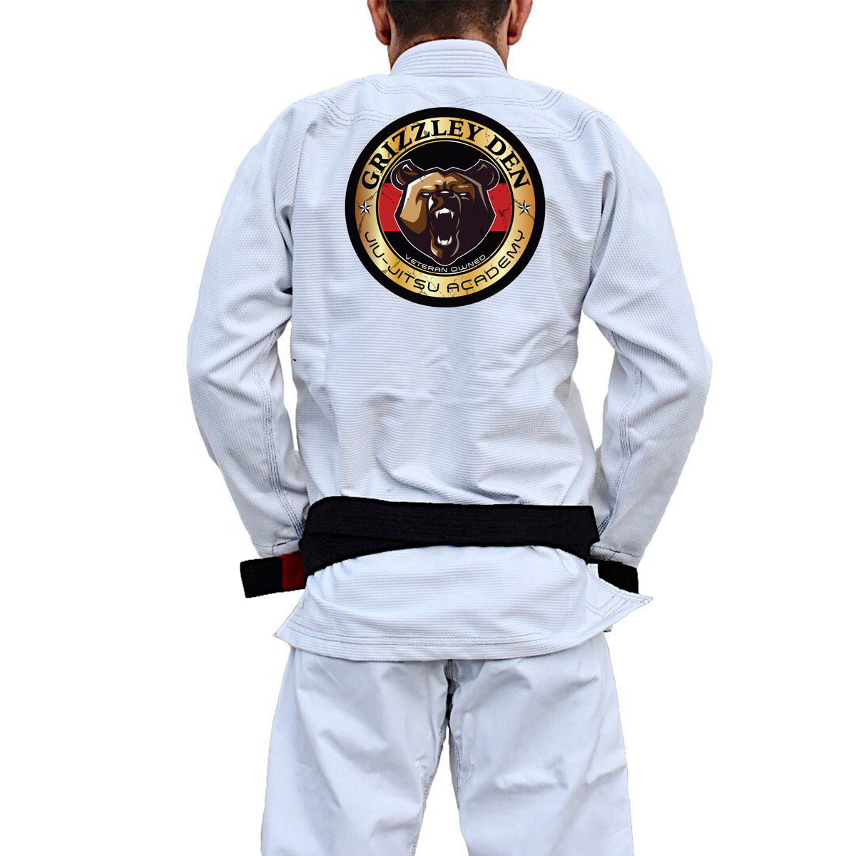 Grizzley Den Jiu-Jitsu Academy Kids Gi - White #1676 A
