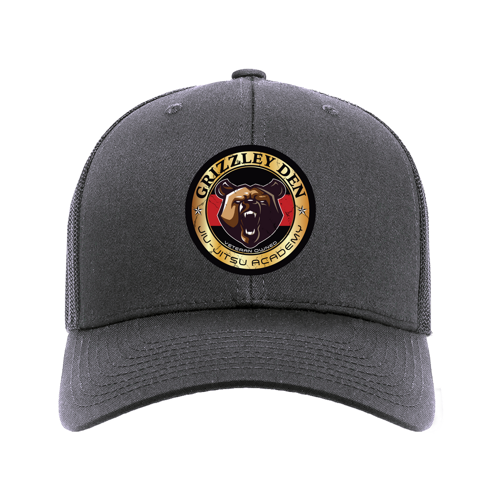 Grizzley Den Jiu-Jitsu Academy Trucker Hat #8135 A