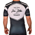 PT BJJ Academy Rash Guards Black/White #8136 A