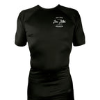 PT BJJ All Black Custom Rash Guards Short Sleeves #8136 A