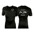 PT BJJ All Black Custom Rash Guards Short Sleeves #8136 A