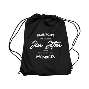 Paul Toms Academy of Brazilian Jiu Jitsu Academy Drawstring Bags #8136 A