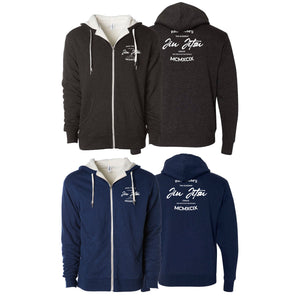 Paul Toms Academy of Brazilian Jiu Jitsu Academy Sherpa Lined Zip-Up Hoodie #8136 A