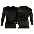 PT BJJ All Black Custom Rash Guards Long Sleeves #8136 C