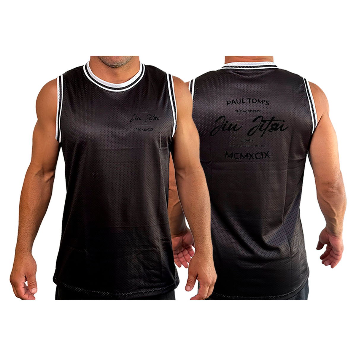 PT BJJ Academy Basketball Jerseys #8136 C