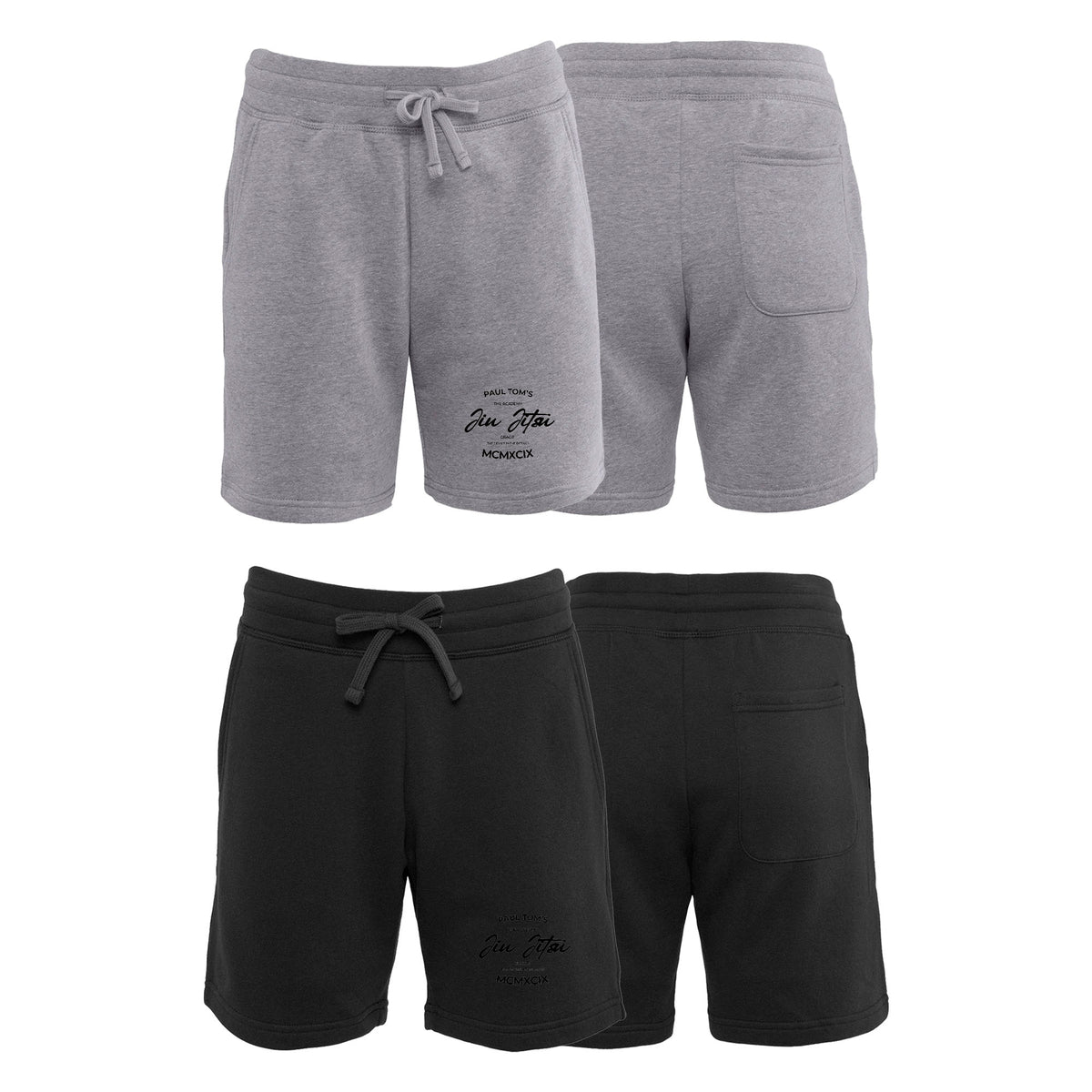 PT BJJ Academy Sweat Shorts #8136 C