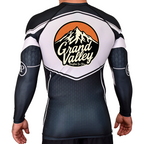 Grand Valley BJJ Academy Rash Guards Black/White #8137 B