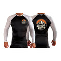 Grand Valley BJJ All Black Ranked Long Sleeve Rash Guards #8137 B