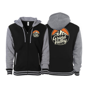 Grand Valley BJJ Varsity Zip-Up Hoodies #8137 B