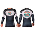 Grand Valley BJJ Academy Rash Guards Black/White #8137 C