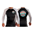 Grand Valley BJJ All Black Ranked Long Sleeve Rash Guards #8137 C