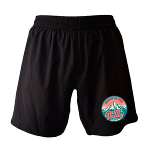 Grand Valley BJJ All Black Custom Shorts 2.0 #8137 C