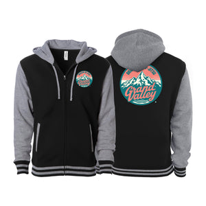 Grand Valley BJJ Academy Varsity Zip-Up Hoodies #8137 C