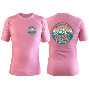 Grand Valley BJJ Pink Custom Rash Guards Short Sleeve #8137 C