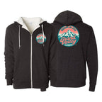 Grand Valley BJJ Academy Sherpa Lined Zip-Up Hoodie #8137 C