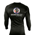 Grand Valley BJJ All Black Custom Rash Guards Long Sleeves #8137 D