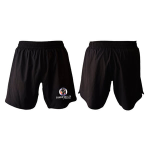 Grand Valley BJJ All Black Custom Shorts 2.0 #8137 D