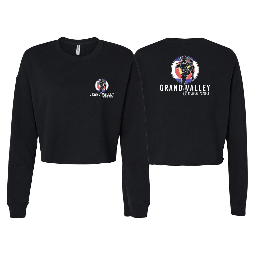 Grand Valley BJJ Women's Cropped Crewneck Sweatshirt #8137 D