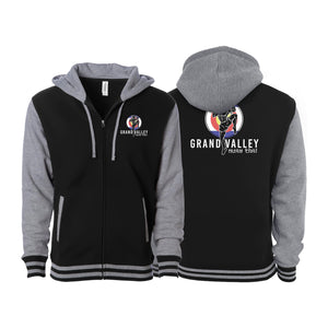 Grand Valley BJJ Academy Varsity Zip-Up Hoodies #8137 D
