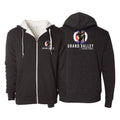 Grand Valley BJJ Academy Sherpa Lined Zip-Up Hoodie #8137 D