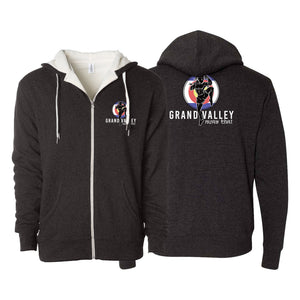 Grand Valley BJJ Academy Sherpa Lined Zip-Up Hoodie #8137 D