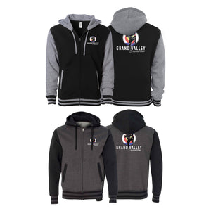 Grand Valley BJJ Academy Varsity Zip-Up Hoodies #8137 D