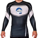 Grand Valley BJJ Academy Rash Guards Black/White #8137 E