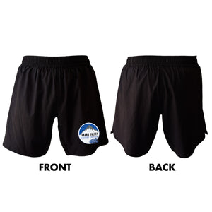 Grand Valley BJJ All Black Shorts 2.0 #8137 E