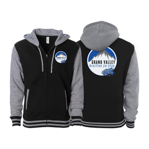 Grand Valley BJJ Varsity Zip-Up Hoodies #8137 E
