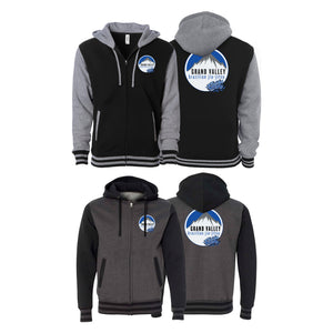 Grand Valley BJJ Varsity Zip-Up Hoodies #8137 E