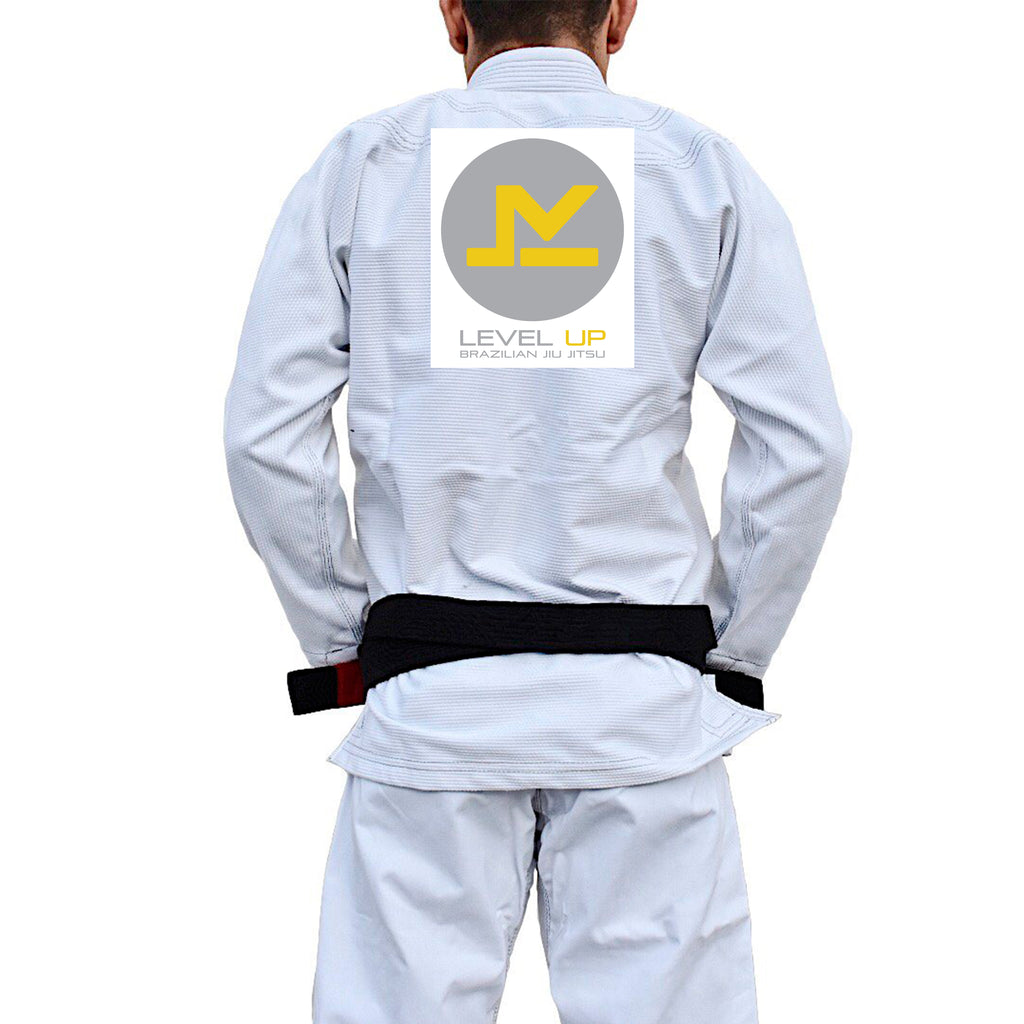 Level Up BJJ Academy Adults Gi - White #025 A (Collection)
