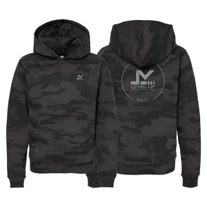 Level Up BJJ Academy Sweater Kids Hoodie #8138 L (Main)
