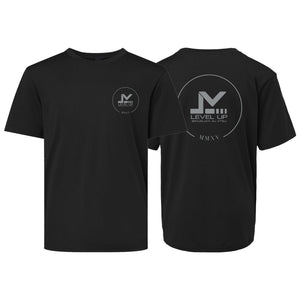 Level Up BJJ Dry Fit Kids Shirts #8138 L