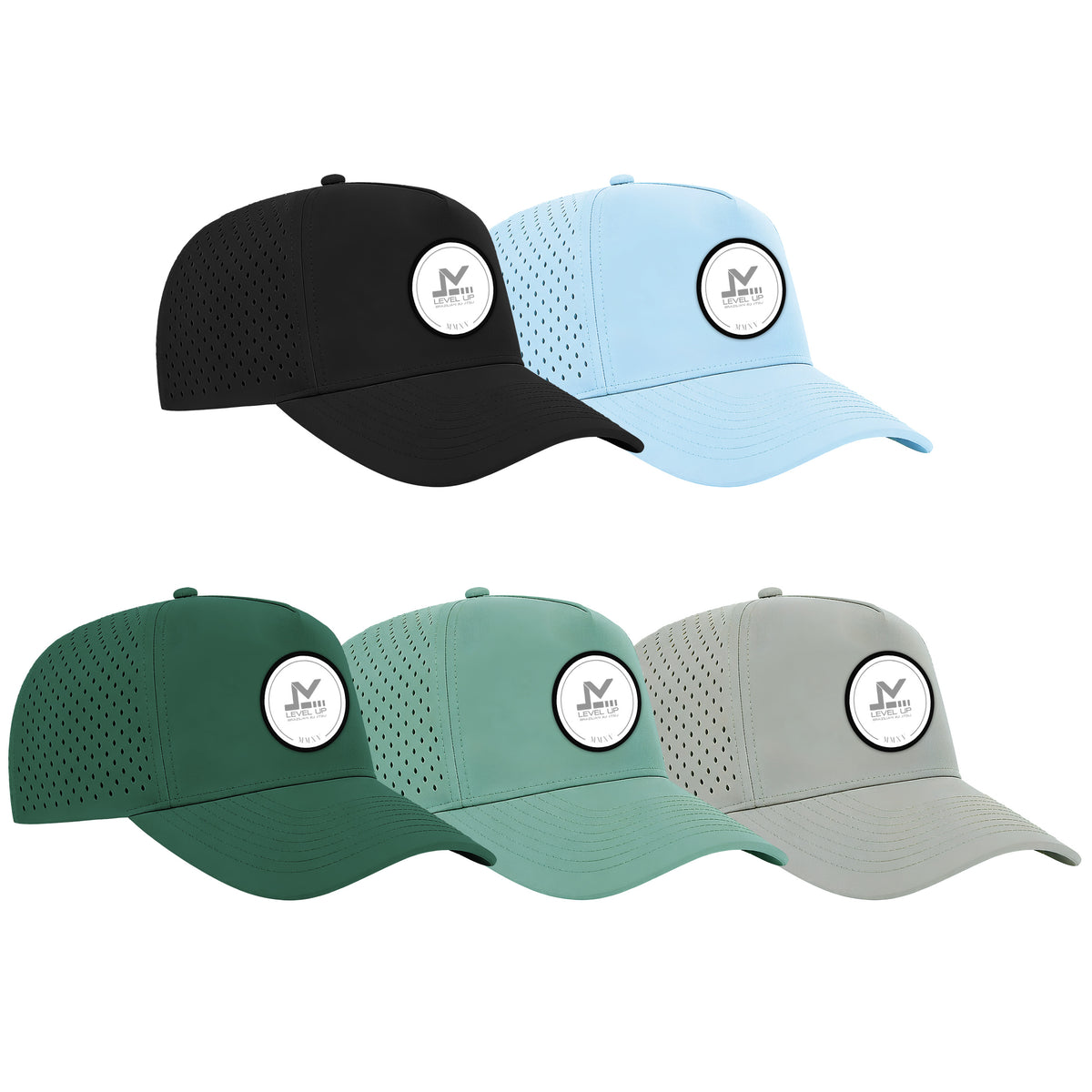 Level Up BJJ Perforated Curved Brim Hats #8138 L (Main)