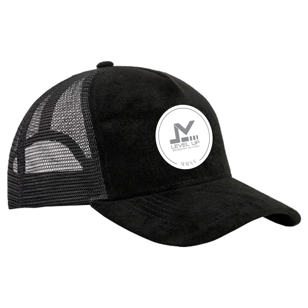 Level Up BJJ Suede Trucker Hat #8138 L (Main)