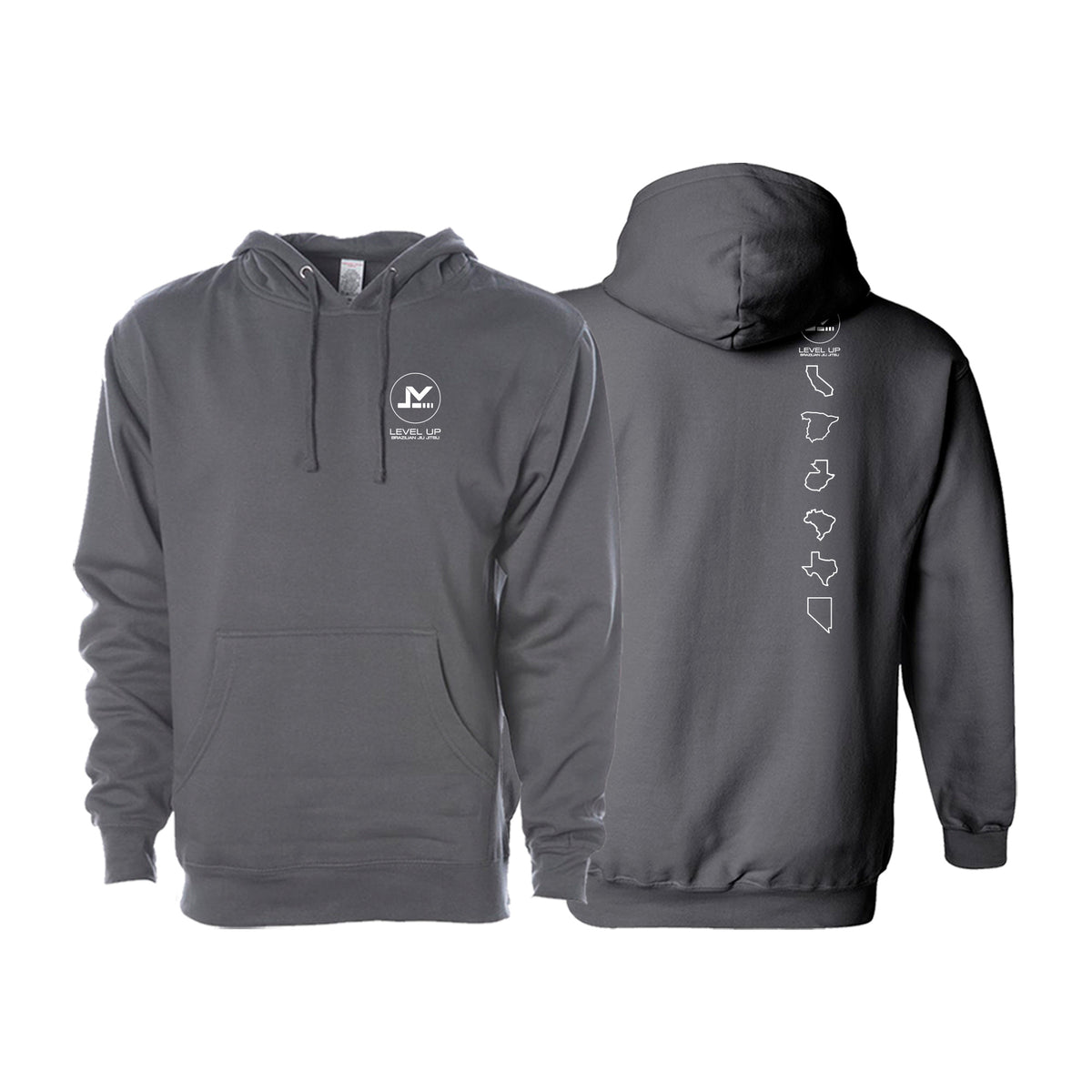 Level Up BJJ Academy Sweater Hoodie #8138 M (Viajante)