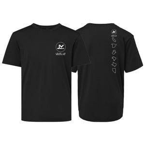 Level Up BJJ Dry Fit Kids Shirts #8138 M