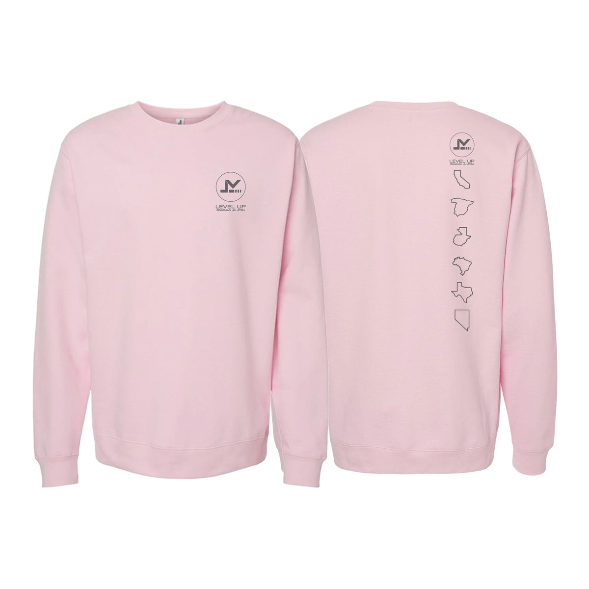 Level Up BJJ Crewneck Sweatshirt #8138 M (Viajante)