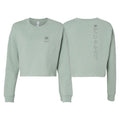 Level Up BJJ Women's Cropped Crewneck Sweatshirt #8138 M (Viajante)