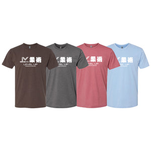 Level Up BJJ Next Level CVC Shirt #8138 N (Passion)